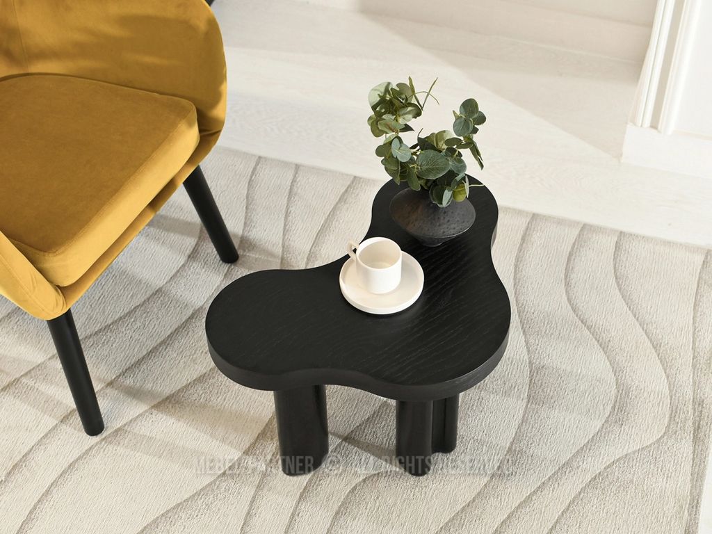 Kleiner Couchtisch ZEVO - schwarz