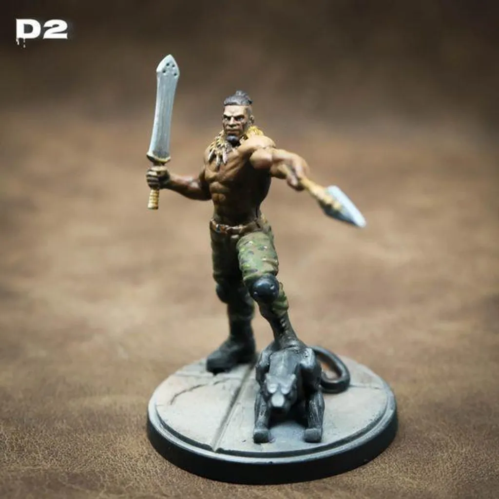 Figurines Marvel Crisis Protocol Black Panther et Killmonger détaillées