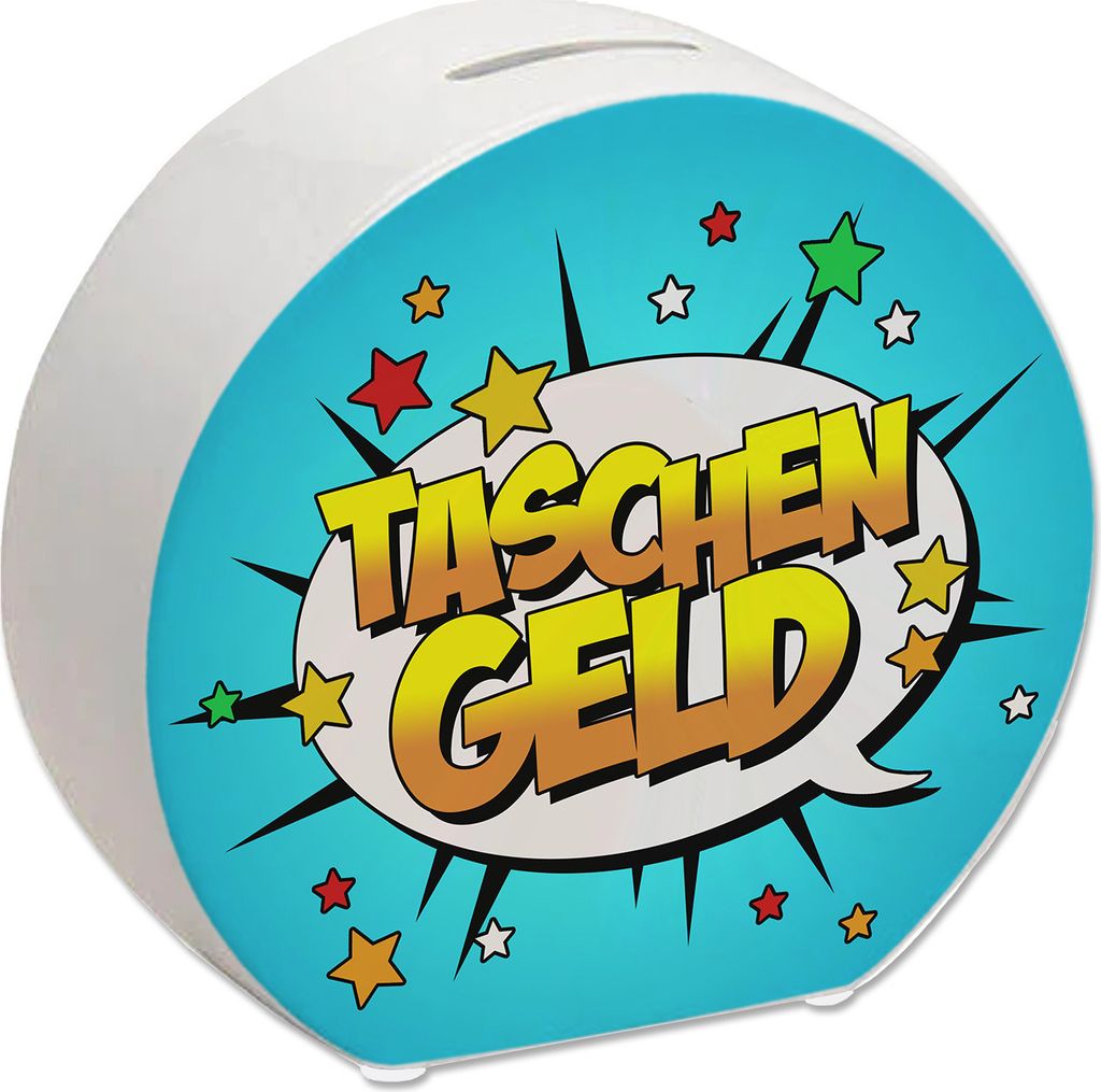 Taschengeld Spardose im coolen Comic-Look Produktbild 