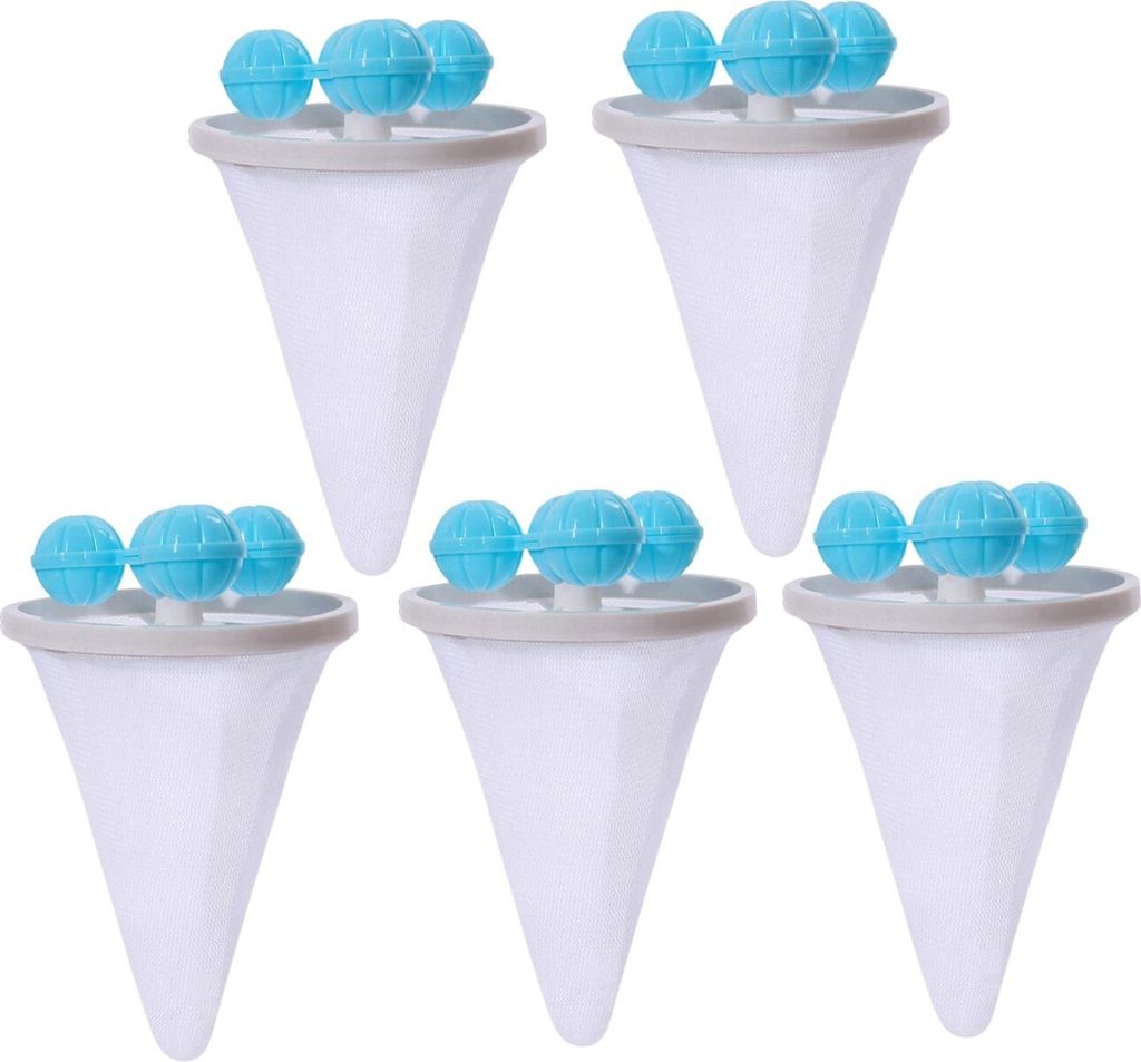Waschmaschinen-Fusselfänger, 3er Set – Wiederverwendbare Netzbeutel Für Tierhaare, Fusseln & Sand, Für Die Waschtrommel (Polyester +