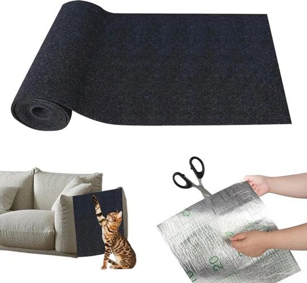 Protection anti-rayures autocollante pour meubles - 4 pièces 15x40cm