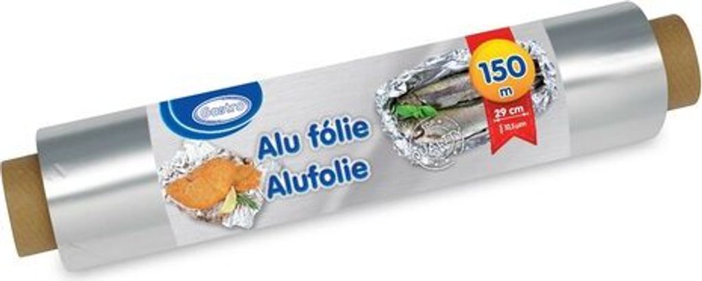 4x Alufolie robuste Qualität 29 cm x 150 m 10,5 my einzeln verpackt