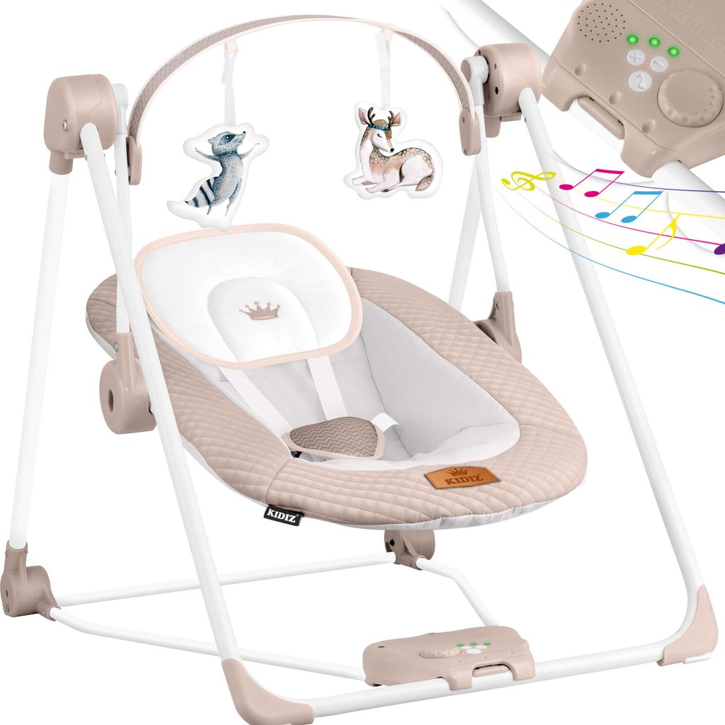 KIDIZ® Babywippe Babyschaukel mit 5 Produktbild 