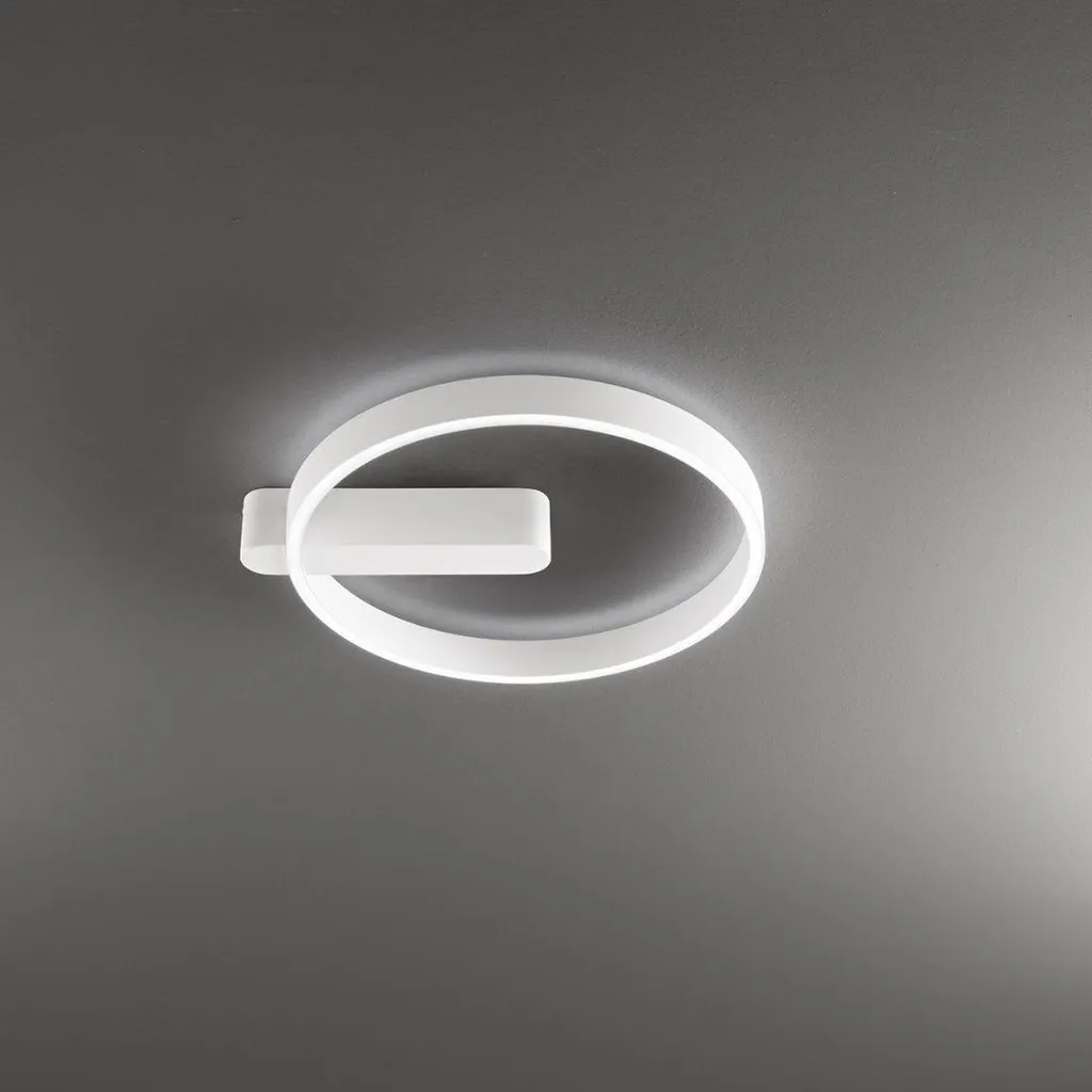 Plafonnier LED Circulaire Blanc Mat 52W Perenz CCT Sélectionnable Ø57cm