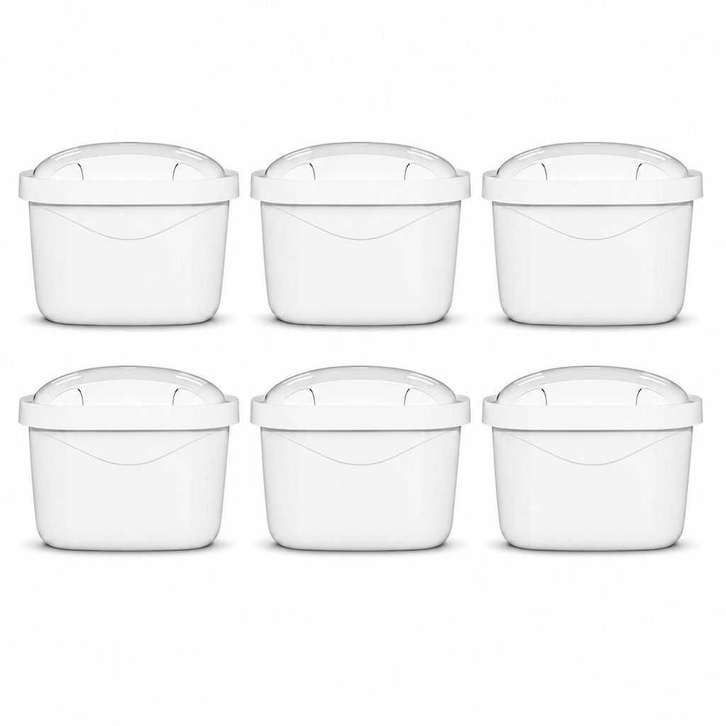Sillar Wasserfilter 6er-Set – Ersatzkartuschen für Dafi, Produktbild 