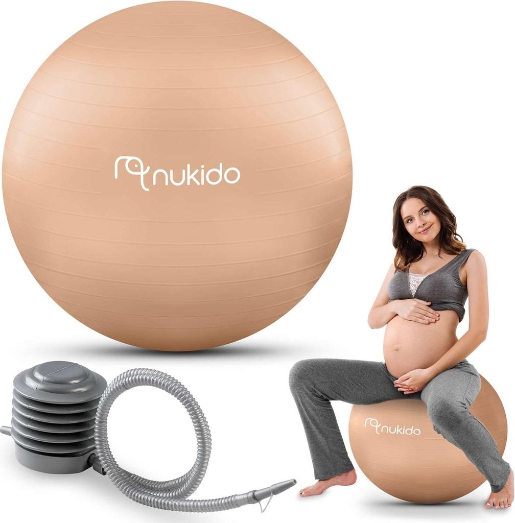 Schwangerschafts-Aerobic-Ball 65 cm NS-951 beige Produktbild 
