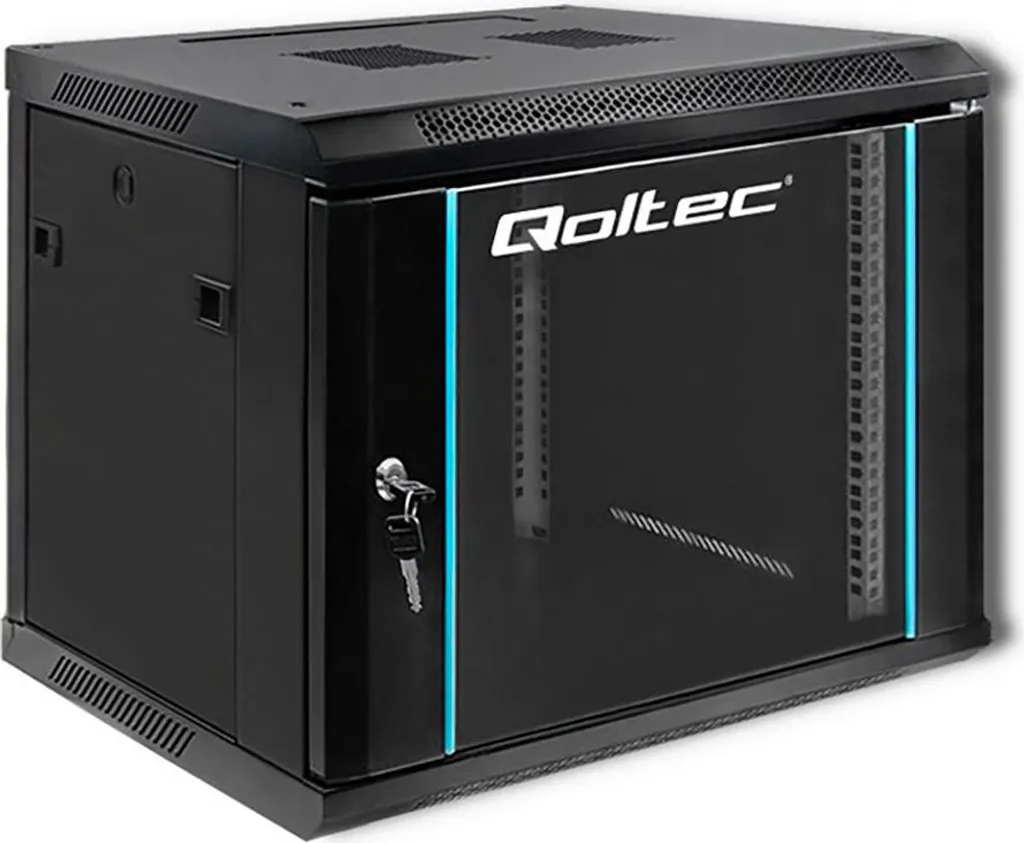 Armoire Informatique 9U Rack de Rangement Mural pour Switch et Routeur