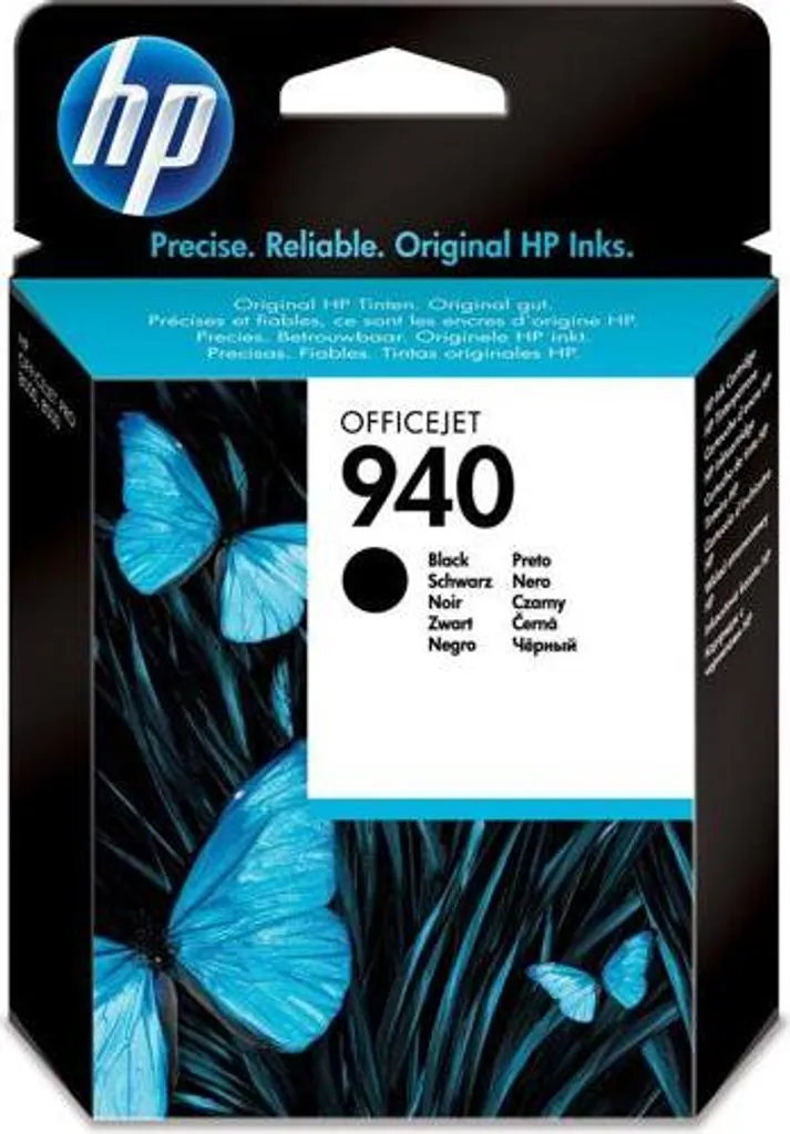 Cartouche HP 940 Noir C4902AE Haute Précision pour OfficeJet Pro 8500 A