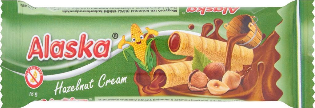 Gluten Free Alaska Peanut Cream Filled Cornflakes 18G, Image du produit 