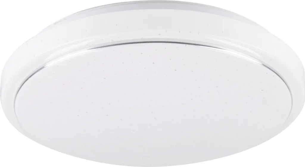 Luminaire de plafond LED design rond ROMA blanc 24W 2600lm 39x39cm