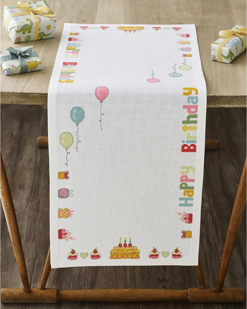 Créez une déco d'anniversaire unique avec le Kit broderie Permin 89cm