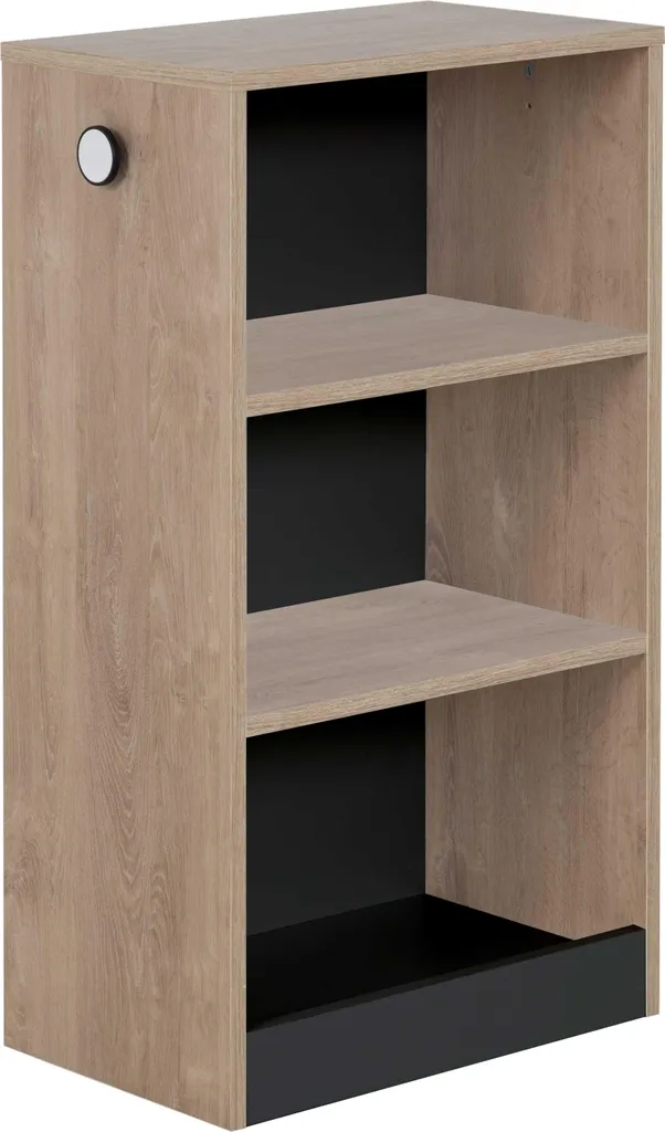 Petit meuble de rangement Marcel en chêne clair - Bibliothèque basse