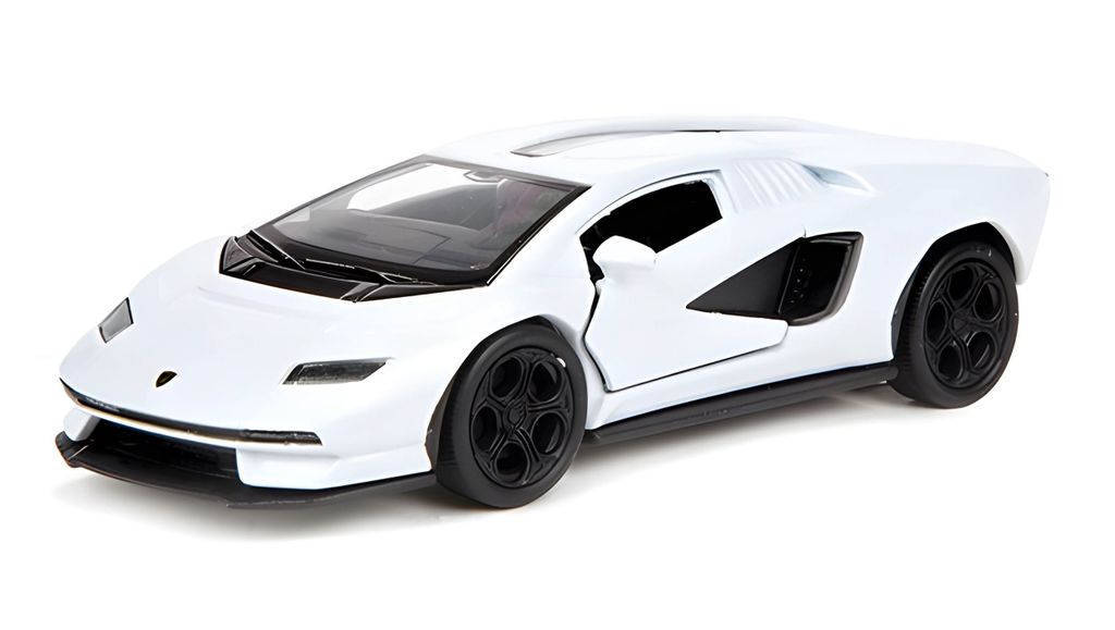 LAMBORGHINI Countach LPI 800-4 Modellauto aus Metall 11,5cm Modell Auto Spielzeugauto Kinder Spielzeug Geschenk 05 (Weiss)