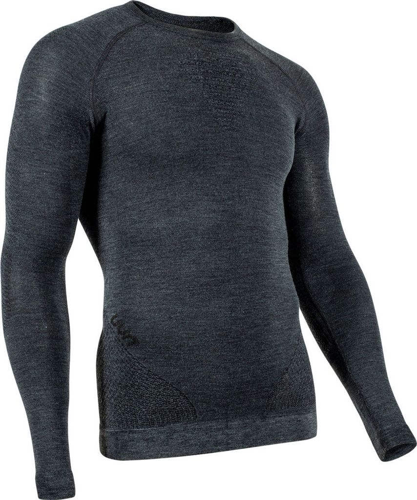 UYN Langarm Fahrrad-Shirt - FUSYON CASHMERE - Schwarz 2XL