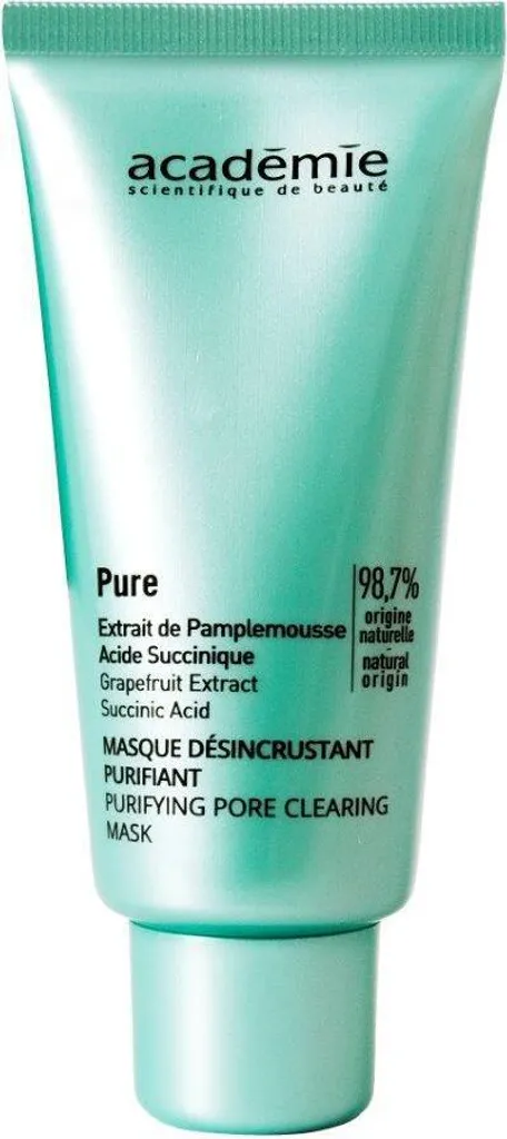 Masque Purifiant Désincrustant Academie pour Resserrer les Pores 50ml
