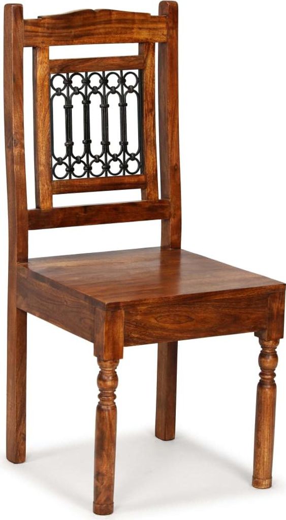vidaXL Esszimmerstühle 6 Stk. Massivholz Klassisch