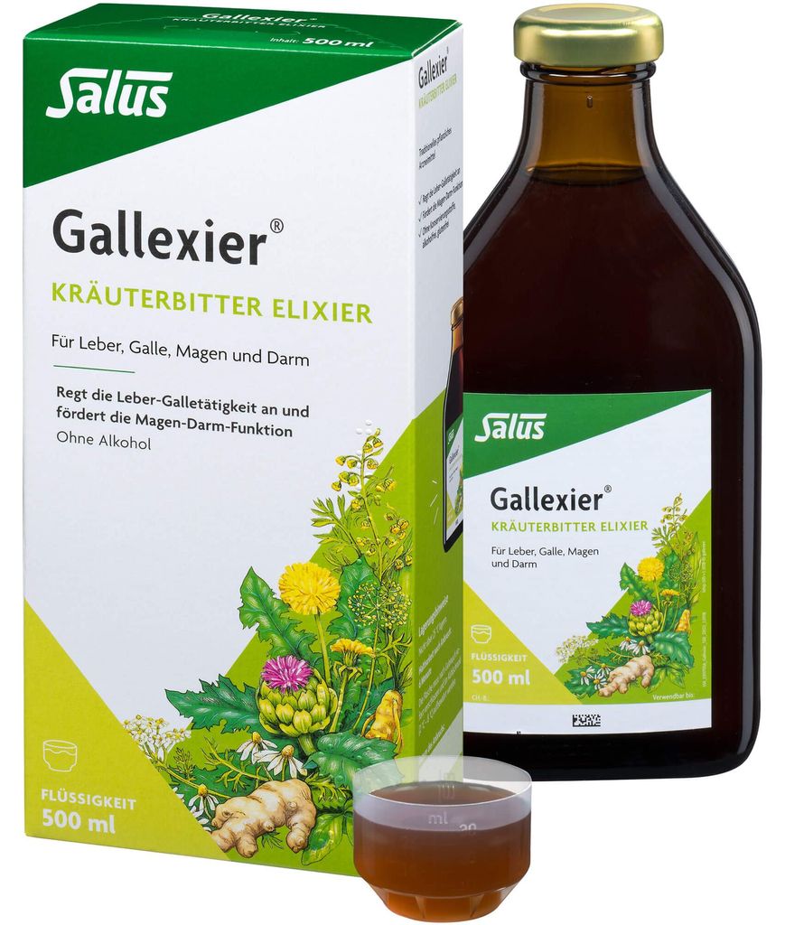 Salus Gallexier Elixir di amari alle erbe 500 ml Immagine del prodotto 