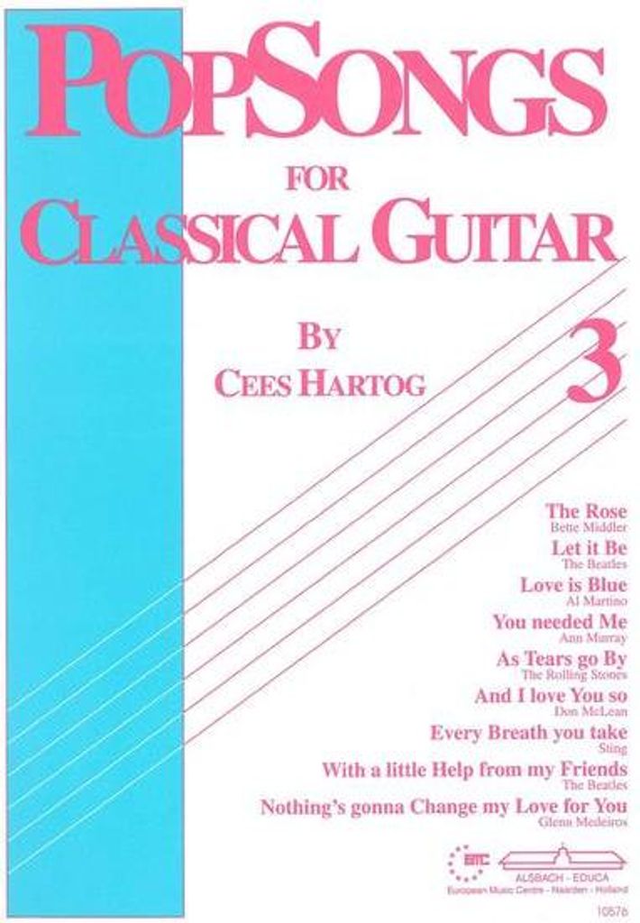Popsongs für klassische Gitarre 3