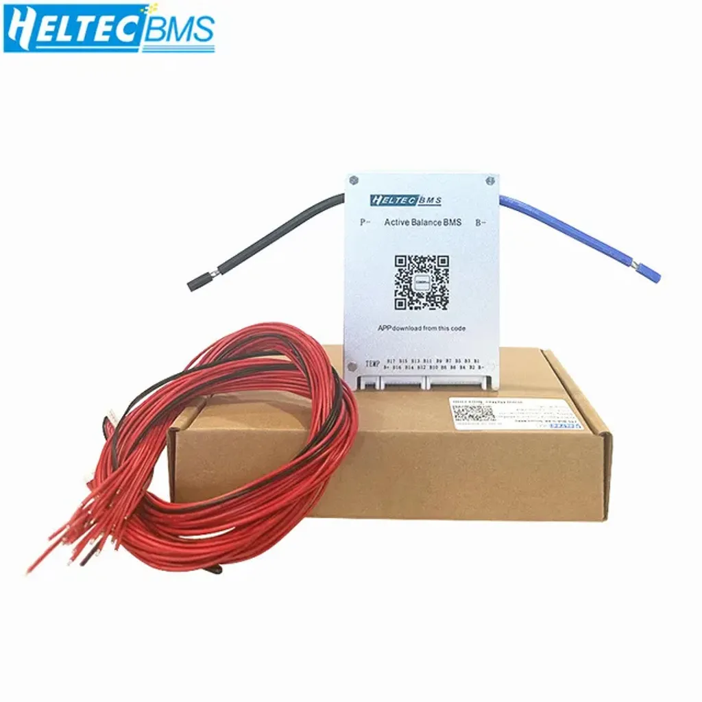 BMS 60A avec Équilibrage Actif et Communication CAN RS485 pour 8-17S - 2