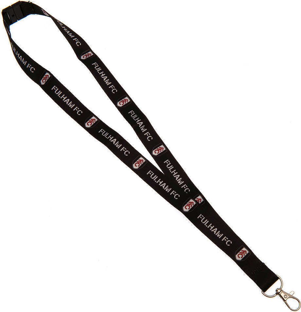 Fulham FC - Šnúrka BS2757 (jedna veľkosť) (čierna/biela) Obrázok produktu 1