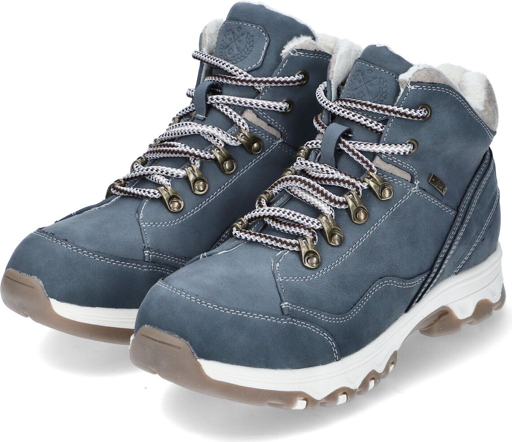 Jane Klain Schnürstiefeletten Damen Textil & Synthetik Blau Größe: 38
