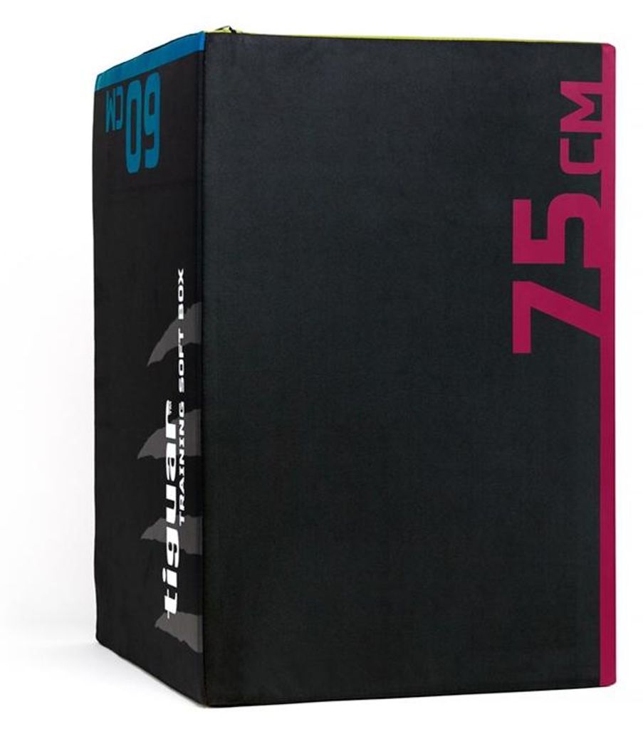 tiguar Training Soft Box 75x50x60 cm 3-in-1 Plyo Box für Sprungtraining, CrossFit & Home Gym rutschfest, gelenkschonend, aus hochdichtem Schaumsto...