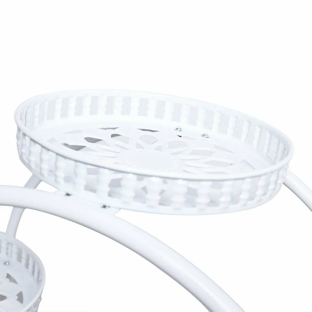 Support de plantes vertical 6 pots en fer pour optimiser petit espace - 7