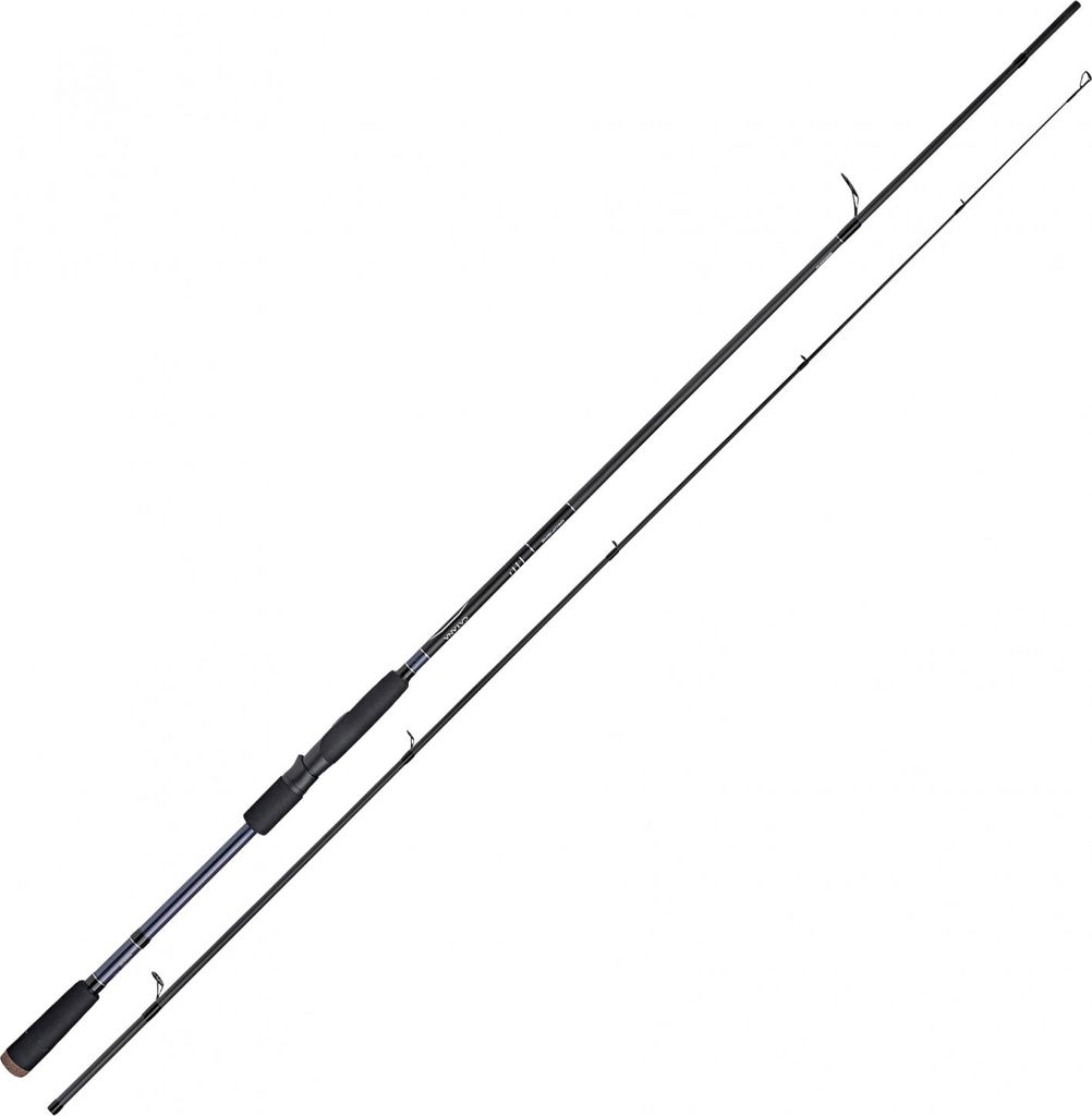 A fishing rod is shown against a white background.