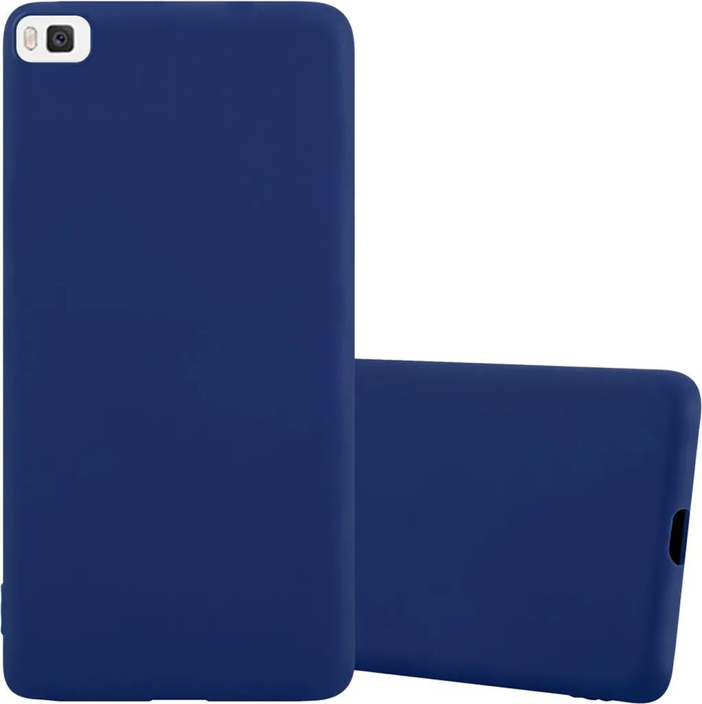 Custodia Protettiva Huawei P8 Cadorabo: TPU Silicone Blu Professionale