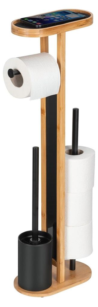 WC-Ständer 4in1 WENKO OREA mit Ablage für das Telefon Produktbild 