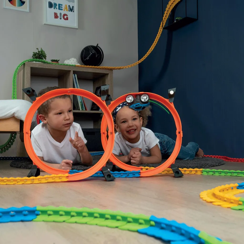 Smoby FleXtreme Superlooping Set Multicolore de 23 Pièces de Construction - 9