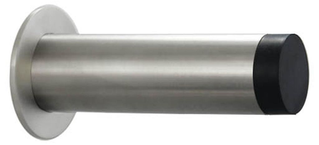 Baumanti Wandtürstopper 25/60/90/120 mm Edelstahl matt (Ausführung: inklusive Unterlegscheibe, Länge: 120 mm) Ausführung: inklusive Unterlegsch...