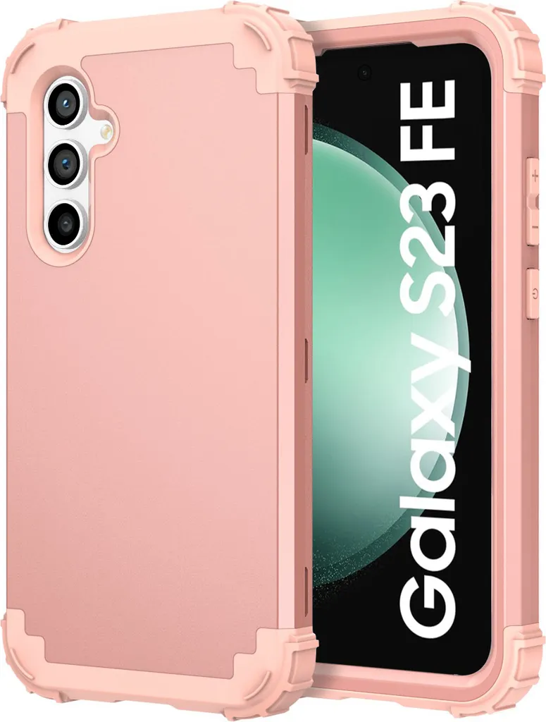 Cover Protettiva Samsung S23 FE Oro Rosa - Armatura Ibrida Antiurto