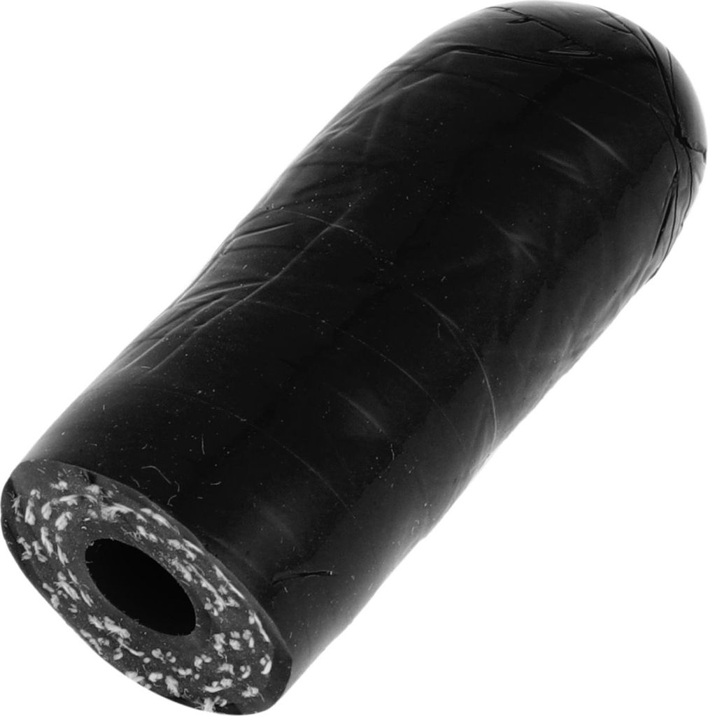 1 Stück 30mm Länge 6mm/0,24" ID Schwarzer Autosilikonschlauch-Endkappe Silikonverstärkte Blindkappe für Bypass-Rohr Universal