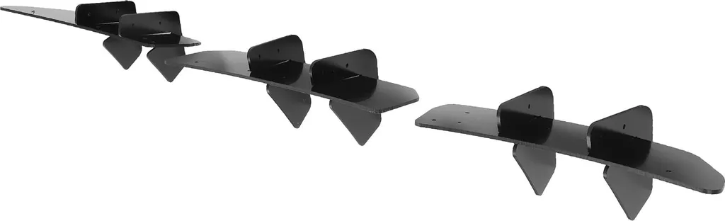 Diffuseur Tesla Model 3 2023+ noir brillant avec protection anti-éclats - 5