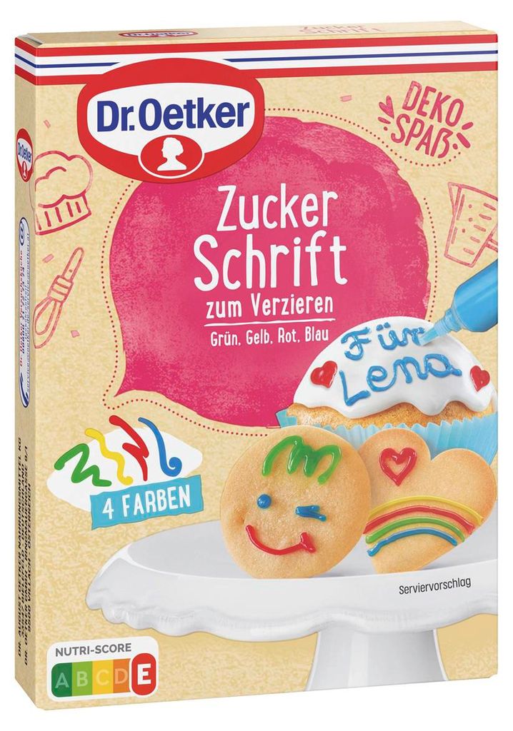 Oetker, 4 couleurs - bleu, jaune, rouge, vert Image du produit 