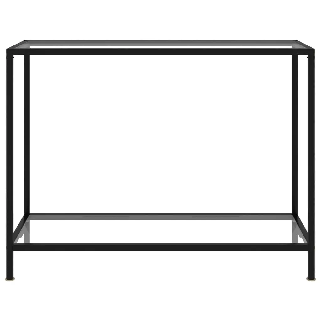 SYFAX Consolle Salvaspazio 100x35x75 cm Vetro Temperato Ultra-Resistente