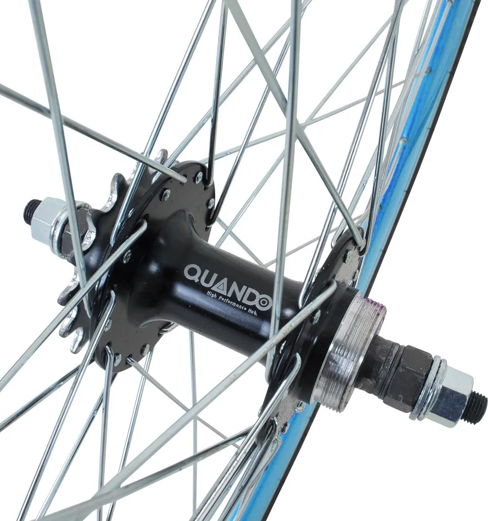 Vélo Fixie Galano Blade 700c Complet avec Moyeu Flip-Flop et Pneus Bleus - 2