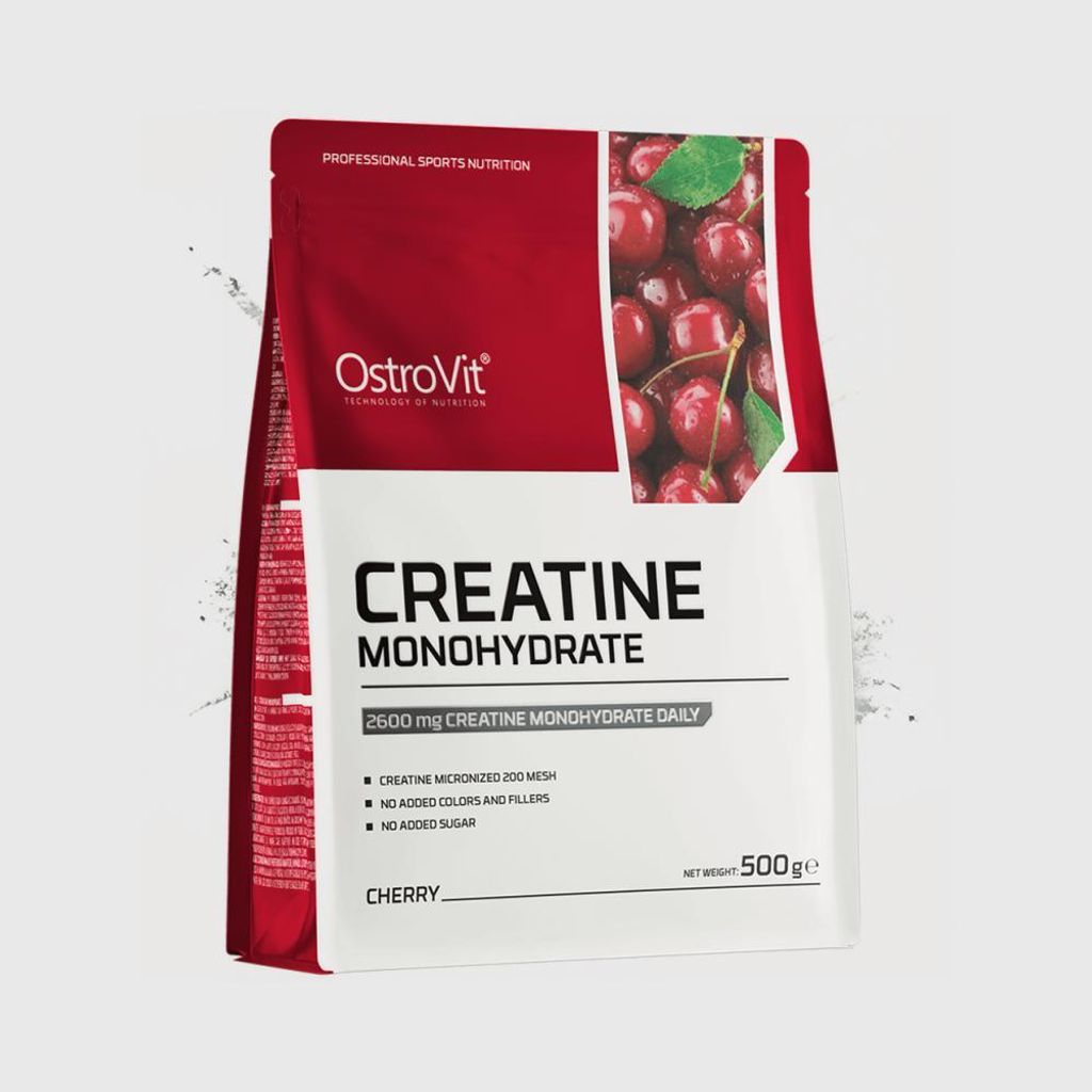 Creatine Monohydrate - flavoured (500g) Cherry Produktbild 