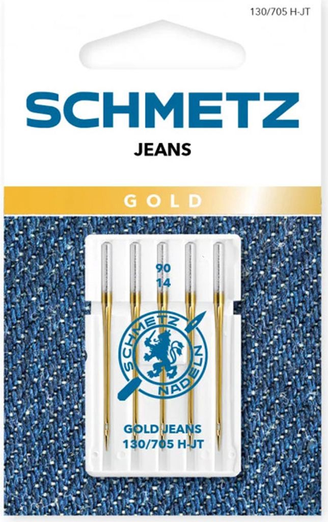 Jehly na džínsovinu zlaté 130/705 H-JT VDS 90 GOLD JEANS Obrázek produktu 