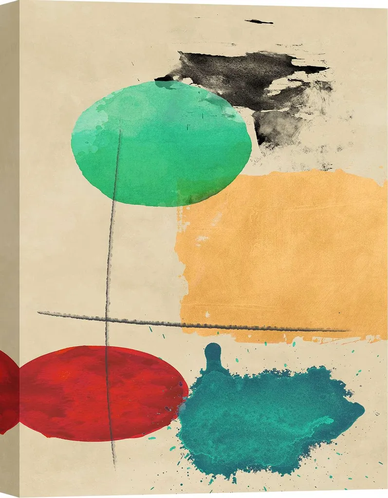 Tableau abstrait pour salon moderne - Toile Sensation 100x70 par Sven Dorn