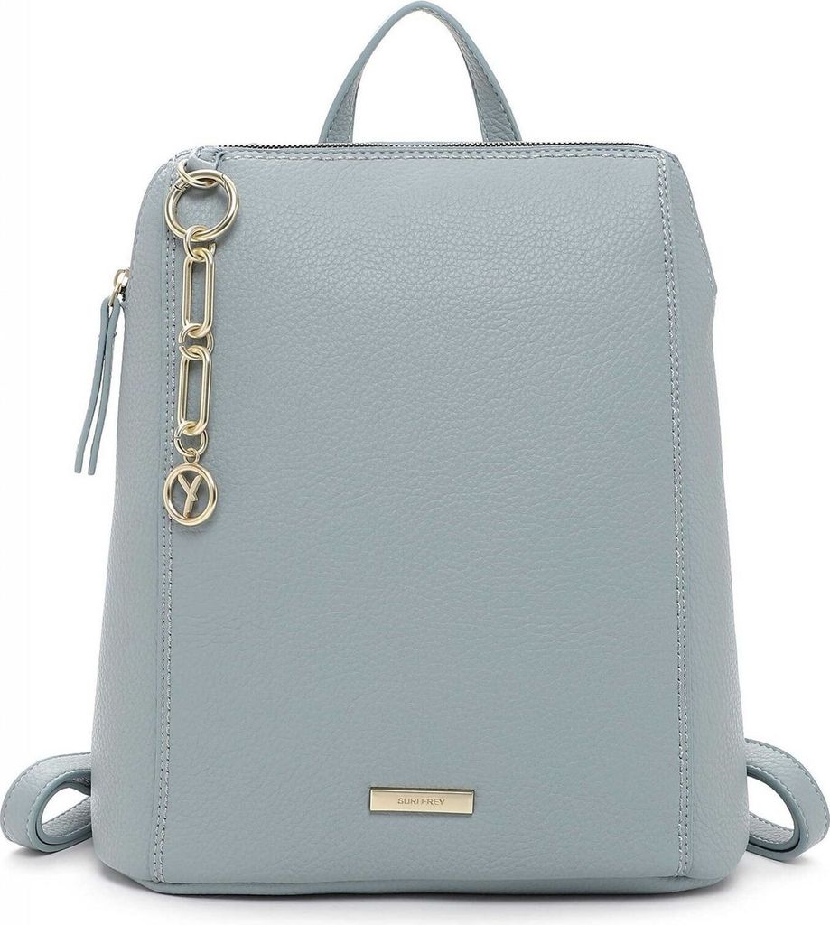 Suri Frey Damen Citypack/ Rucksack GINNY Blau Kunstleder Vegan