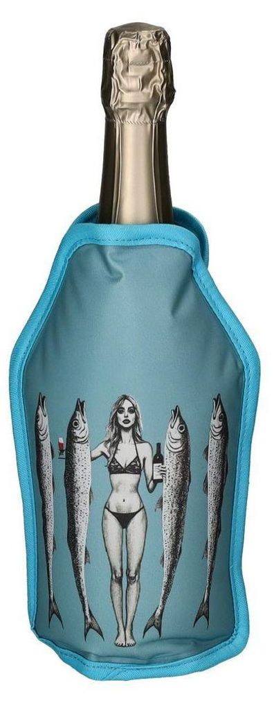 Froid, Kühlmanschette, Frau mit Fischen, türkis Produktbild 