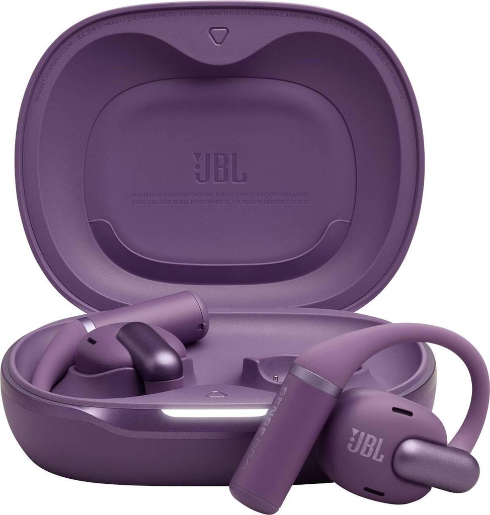 JBL Sense Pro TWS Open-Ear-Kopfhörer, Hi-Res, IP54, Lila Produktbild 
