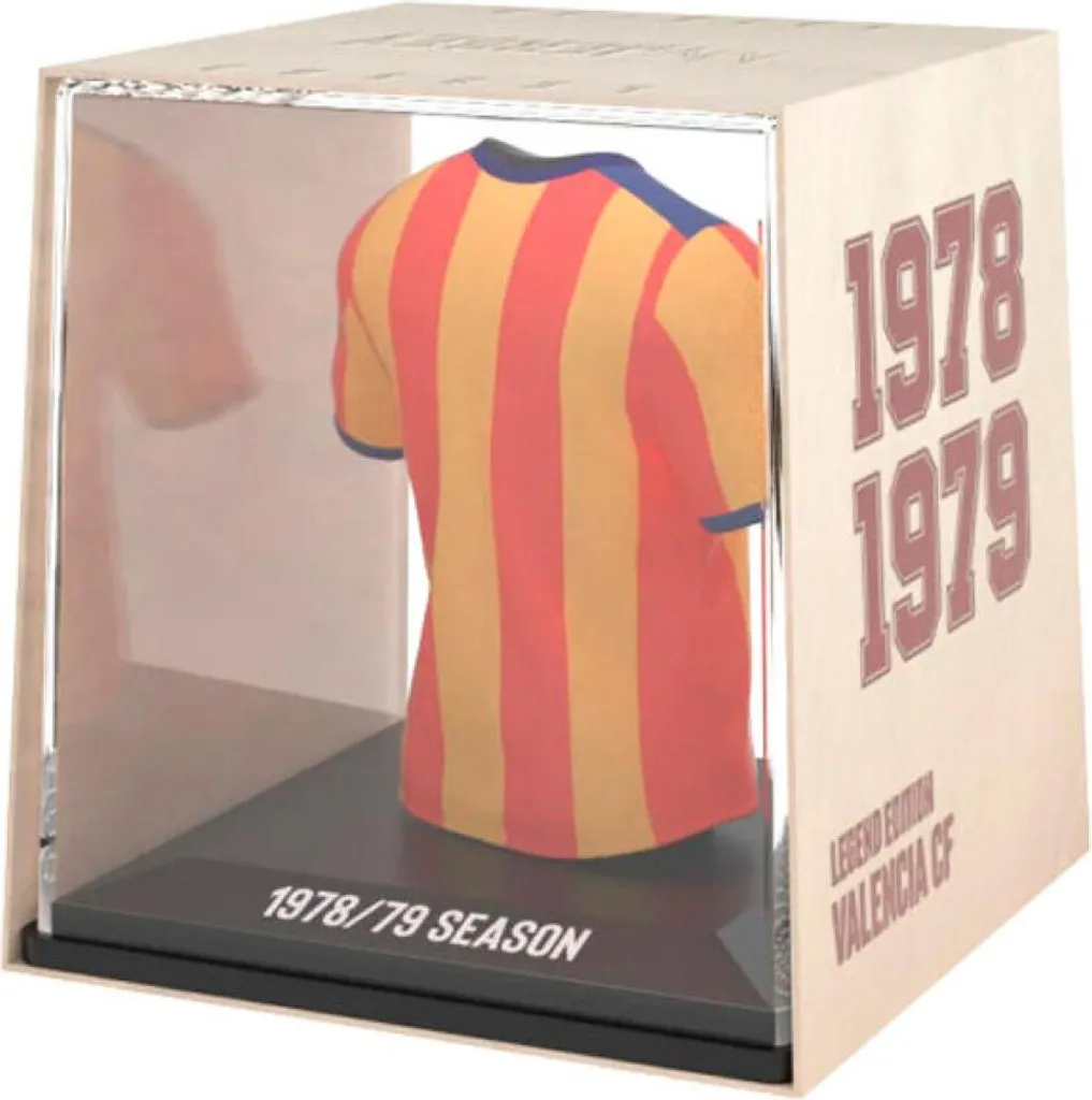 Cadeau Foot Idéal : Mini T-Shirt Valence CF Rétro avec Coffret Vitrine - 2