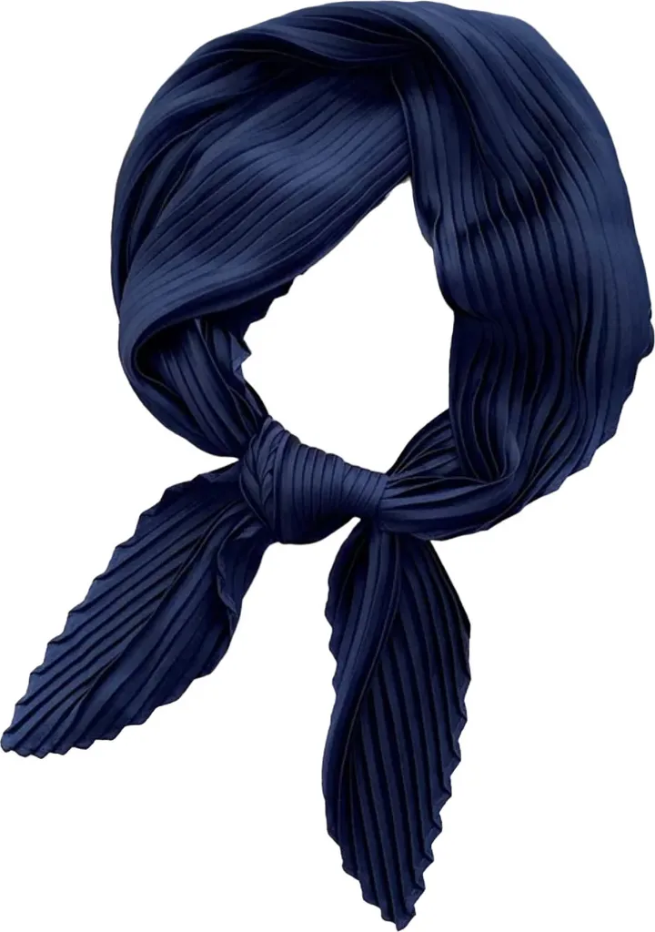 Foulard Marina Blu Scuro KP33867 - La Seta che Ti Meritati Oggi
