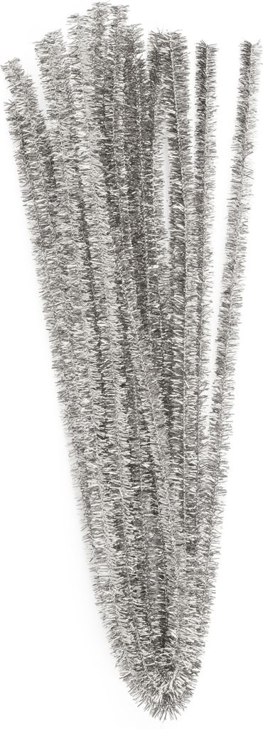 VBS Chenilledraht "Silber", Ø 8 mm, 50 cm, 10 Stück