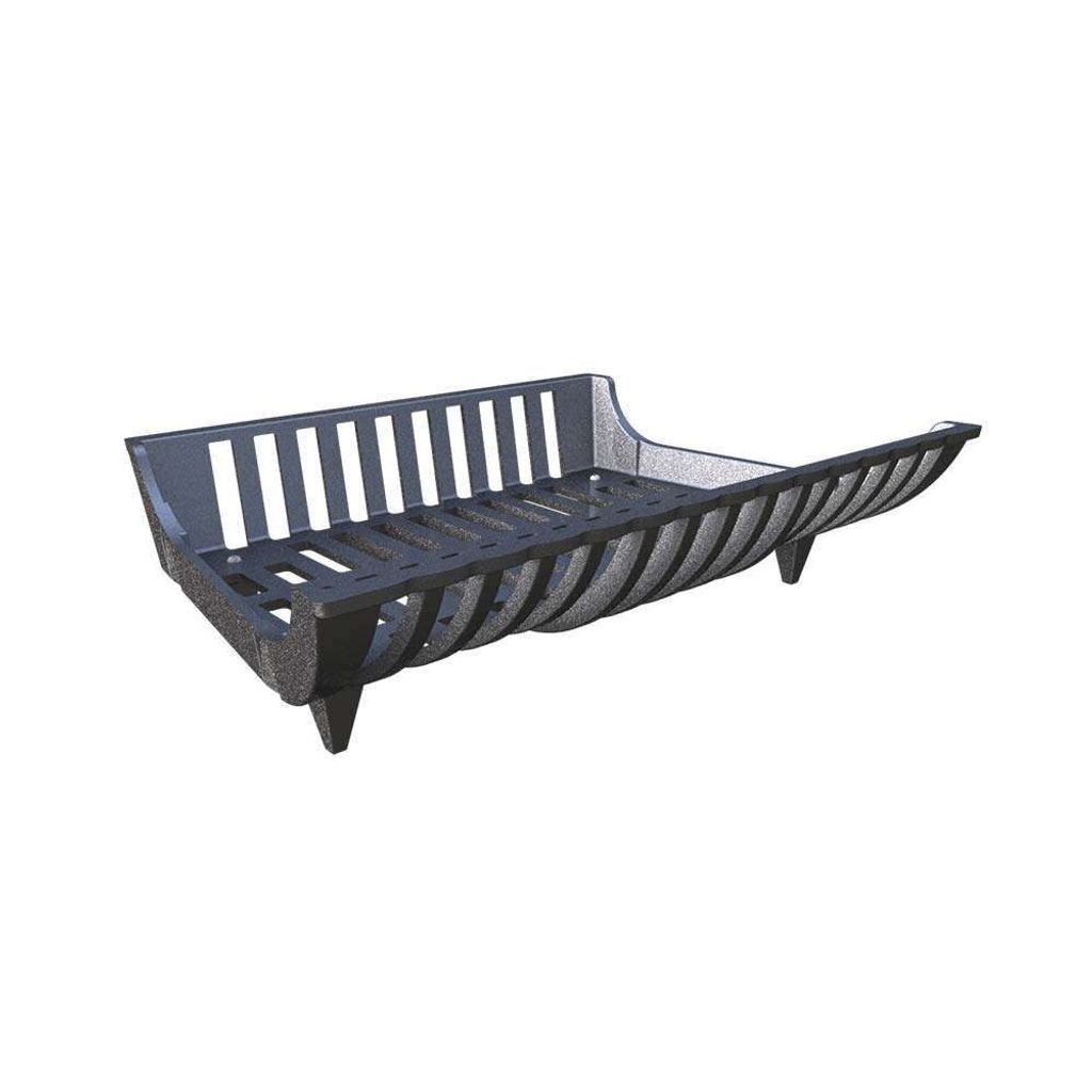 Holzhalter aus Gusseisen für Kamin, cm. A 60 - T 48 x 40 x 15 H DS