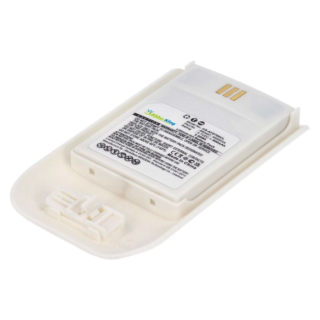 Akku kompatibel mit Ascom 490933A - Li-Ion 800mAh - für D63, DECT 3735, DH7, Mitel 5614