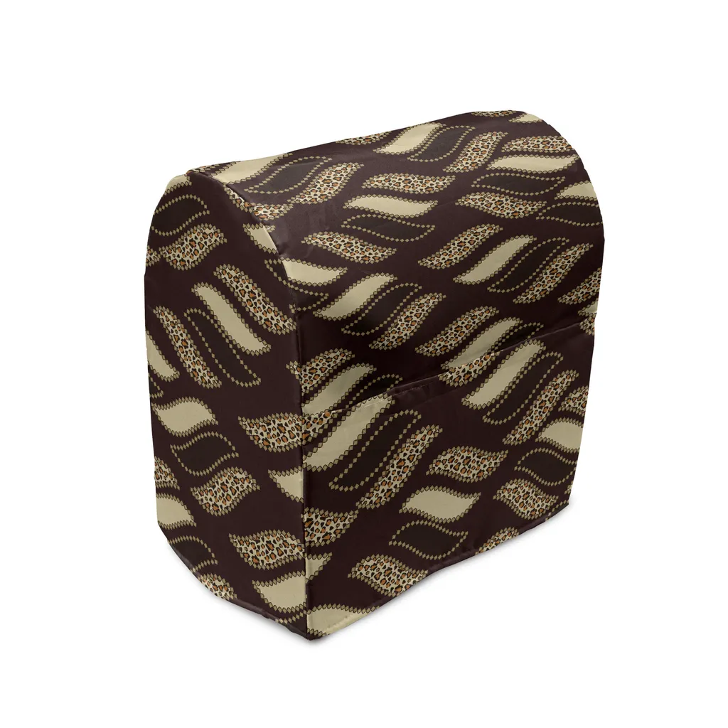 Housse mixeur avec poches de rangement motif léopard Redwood Brown
